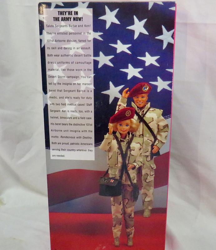 Boneca Barbie Army Special Edition Stars 'n Stripes 1992 - Boneca